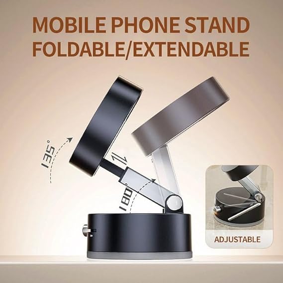 "Magnetic Car Phone Holder – 360° Rotating.