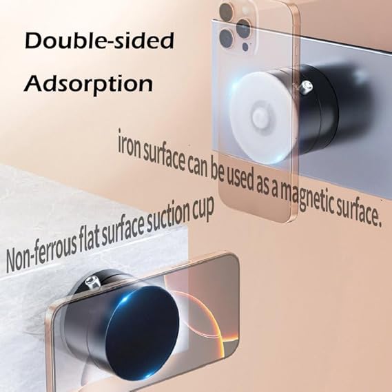 "Magnetic Car Phone Holder – 360° Rotating.