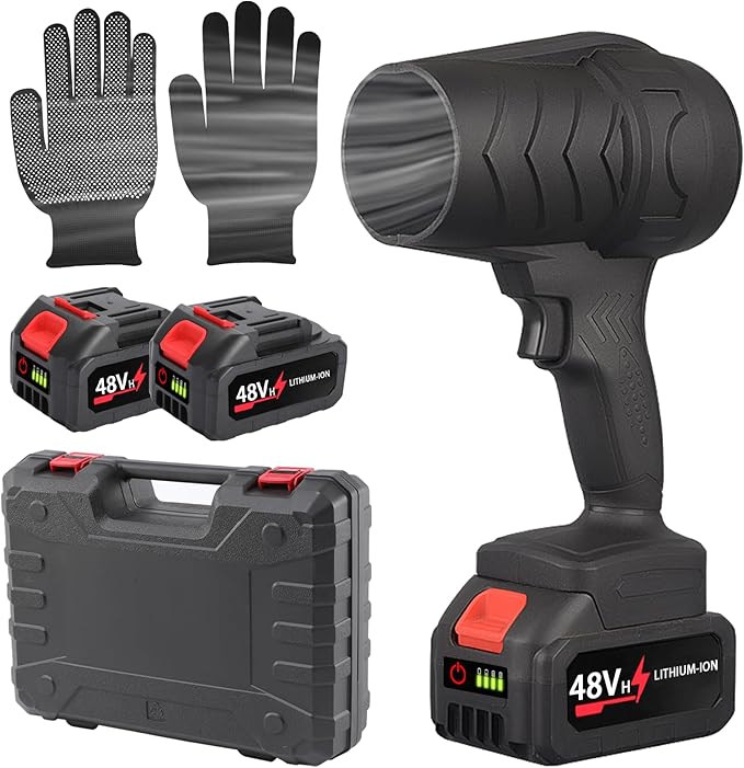 TurboJet 48V Mini Lithium Blower – Compact, High-Power.