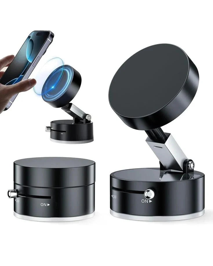 "Magnetic Car Phone Holder – 360° Rotating.
